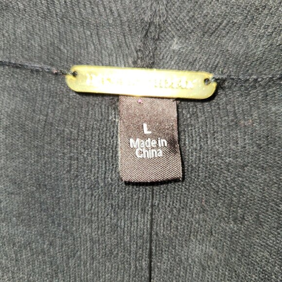 Dana Buchman Women's L Open Front Water Fall Striped Sweater New 2287 - Picture 3 of 8